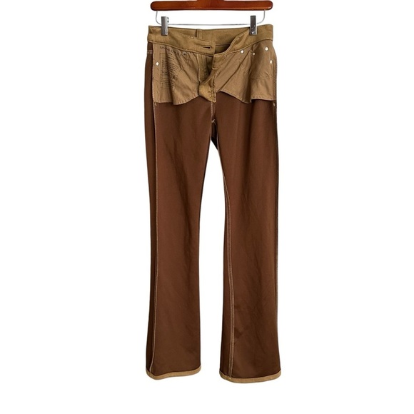 BANANA REPUBLIC Low Rise Bootcut Vegan Suede 90s Vintage Inspired Pants Size 26 - Picture 9 of 12